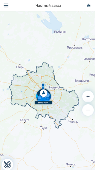 Зона покрытия Белка Кар в Москве
